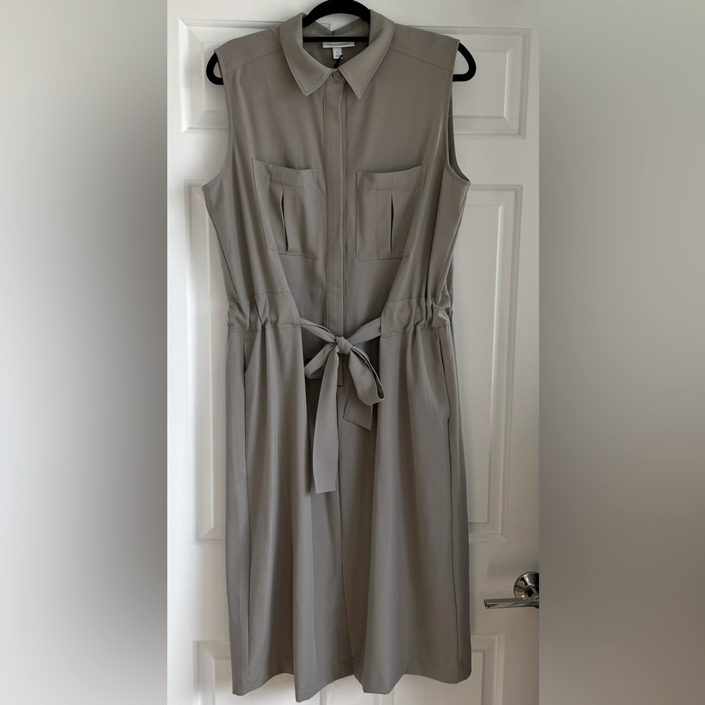 2/$20 NWT khaki dress with pockets,  size large